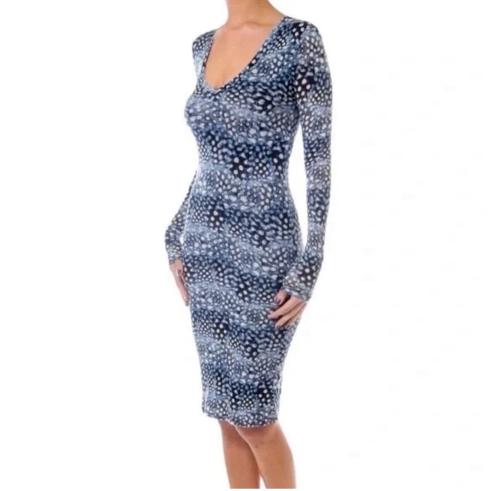 Preowned, BCBGMaxazria Tori Dress, Bodycon, Medium, Modal, Lined